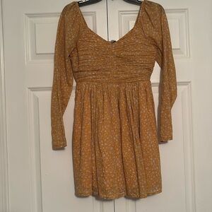 American Eagle Yellow Spring Dress S